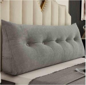 HBXNMOC Эргономичная подушка для изголовья с 3D контуром и карманами для хранения