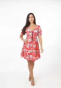 Платье миди для дневного отдыха Elara, Rot