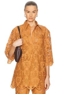 Туника Coco Lace Zimmermann, Biscuit