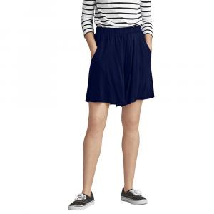 Женские струящиеся шорты Ellos больших размеров, темно-синий