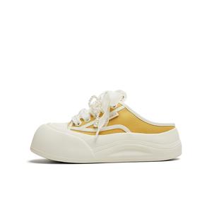 Teenmix Женские противоскользящие закрытые тапочки с устойчивостью к истиранию желтые, цвет Yellow