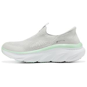 Skechers Женские спортивные кроссовки Abrasion Resistant Breathable Rebound Walking Shoes серый