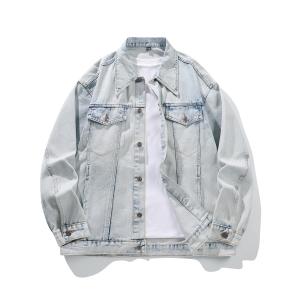 Джинсовая куртка унисекс Fcb Arcelona, цвет Concrete Gray