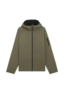 Куртка с капюшоном на молнии Boss, зеленый