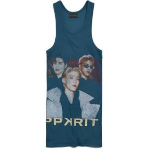 Balenciaga Топ-майка Regular Fit Women's темно-синий