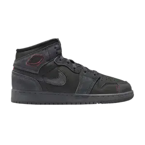 Кроссовки Air Jordan 1 Mid SE Craft GS, серый