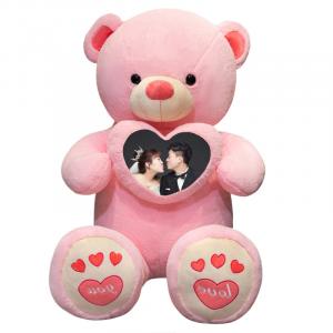 Большой плюшевый мишка с сердцем, игрушка для обнимашек, плюшевая кукла, высота 100см/120см/140см/160см/180см Xin Pei Xuan