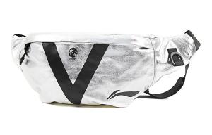 LINING Одноплечевая поясная сумка через плечо мужская серебристая, Silver