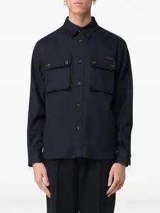 Рубашка с карманом Paolo Pecora, синий