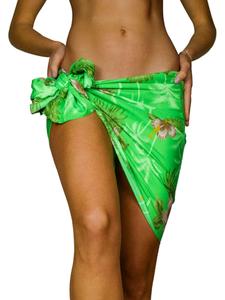 Шарф King Kameha Small Flower, зеленый