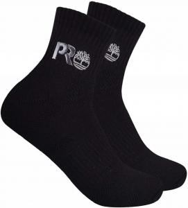 Timberland PRO мужские носки 2 пары Down Draft Quarter Ankle, Black Heather
