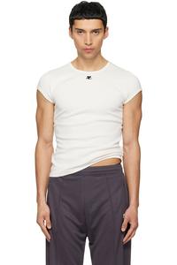 Courrèges Детская футболка Off-White