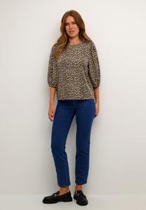 Блуза JANNI Kaffe, коричневый