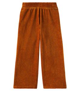 Прямые вельветовые брюки Cats из хлопковой смеси Mini Rodini, коричневый