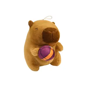 Плюшевая игрушка капибара водосвинка лорд, высота 25 см XTHOT