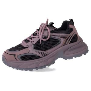 WARRIOR Дышащие износостойкие легкие массивные низкие кроссовки женские фиолетовые, цвет Purple