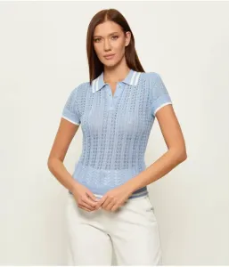 Поло Пуантель Вена slim fit Guess Jeans, синий