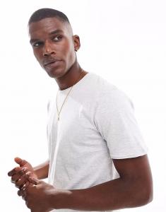 Brave Soul - Футболка с короткими рукавами цвета экрю с необработанными краями