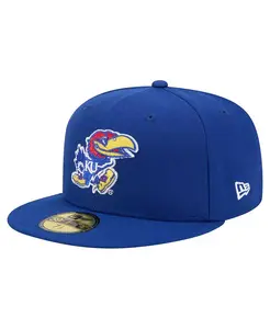 Мужская бейсболка Royal Kansas Jayhawks Vault 59FIFTY New Era