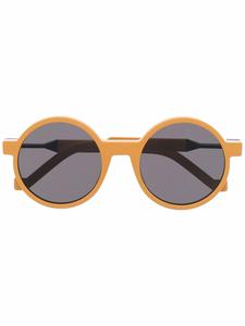 VAVA Eyewear солнцезащитные очки в круглой оправе, желтый
