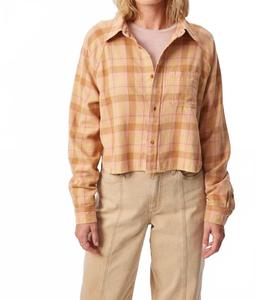 Рубашка Denise в золотом цвете AMO