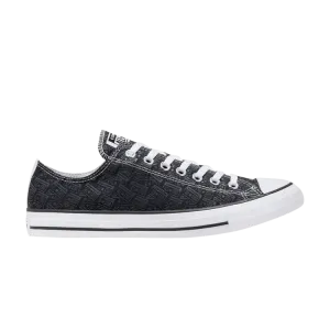 Кроссовки Converse Chuck Taylor All Star Low 'Allover License Plate Prints', черный