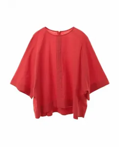 Блузка с рукавами реглан из двойной марли Plain People, цвет Red