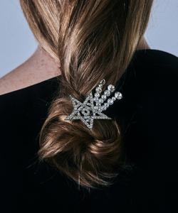 Iris47/булавка в виде падающей звезды/заколка для волос в виде падающей звезды, цвет Slv