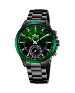 Мужские часы Connected 18965/2 из черной стали LOTUS, черный