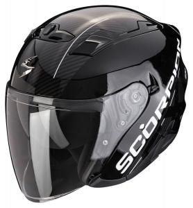 Открытый шлем Exo-230 QR Scorpion, черный/серебряный