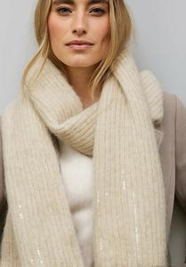 Шарф Street One MIT PAILLETTEN, Beige/Sand
