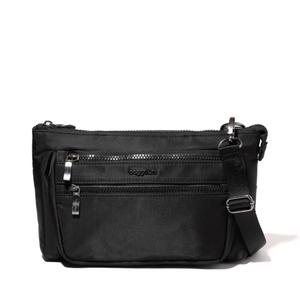 Сумка кросс-боди Baggallini Pocket Belt Bag Waist Pack And Crossbody, цвет Black Twill