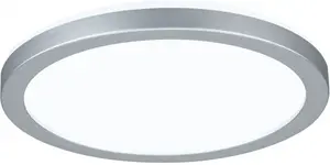 Светодиодная панель Paulmann "Atria Shine IP44 круглая 190мм 11,2Вт 850лм 4000К", 1 лампочка, подсветка Ø 19,0 см, Высота: 2,8 см, цвет chromfarben