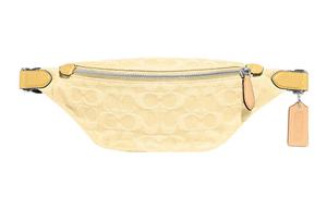 Charter Тканевый Слинг-Баг, Поясная Сумка Tubas Женская Светло-Желтая COACH