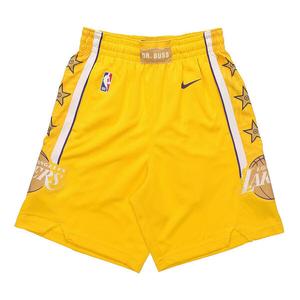 Шорты nba sw 19-20 la lakers swingman shorts yellow Nike, желтый