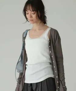 Топ из тюля в рубчик Babylone, цвет White 10