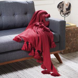 Плед Safavieh Brantley, 50x60 см, оранжевый