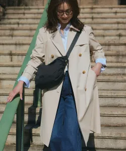 Длинный тренч из габардина Air Tumbler TC 23Rd Ward S, цвет Beige [033]