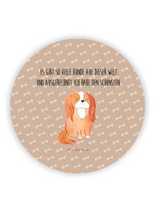 Магнит на холодильник с изображением собаки породы кавалер-кинг-чарльз-спаниель    в собачьем блаженстве  Mr. & Mrs. Panda, Hundeglück