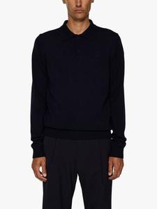 Kai поло с длинным рукавом из мериносовой шерсти Regular Fit J.Lindeberg, Navy