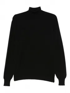 Джемпер тонкой вязки Bruno Manetti, черный