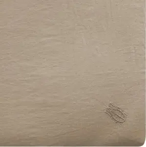 Простыня на резинке льняная, цвет глины, размер 180x200x30 Zoeppritz