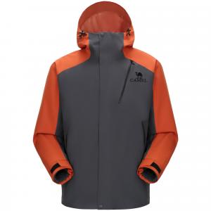 CAMEL Королевский доспех ветровка унисекс, Dark Gray/Sun Orange