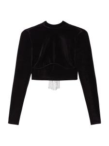 Рубашка Bershka, черный