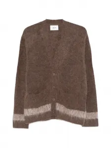 Кардиган Russell 60012 с V-образным вырезом Nn07, коричневый