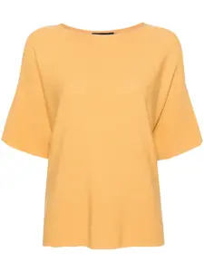 Свитер из органического хлопка Fabiana Filippi, желтый