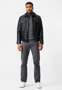 Кожаная куртка ROBERTO Ricano, черный