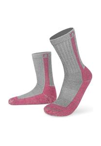 2 пары походных и рабочих носков из шерсти мериноса Nowra normani, цвет Grau Pink