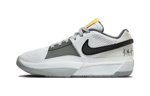 Детские баскетбольные кроссовки Nike Ja 1 для детей, белая/светлая сажа