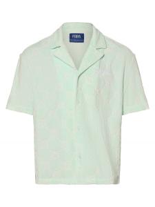 Рубашка на пуговицах классического кроя Pequs, Mint